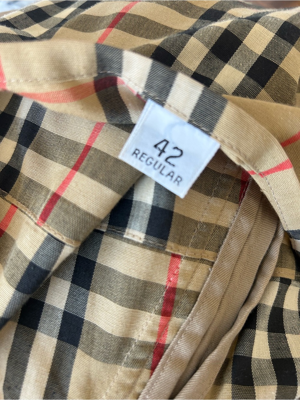 Men’s vintage Burberry trench coat 42 regular - Picture 5 of 7